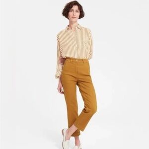EVERLANE | The Straight Leg Crop, Golden Flax, Size 6